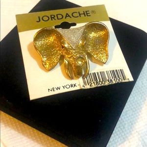 Jordache Elephant Brooch
